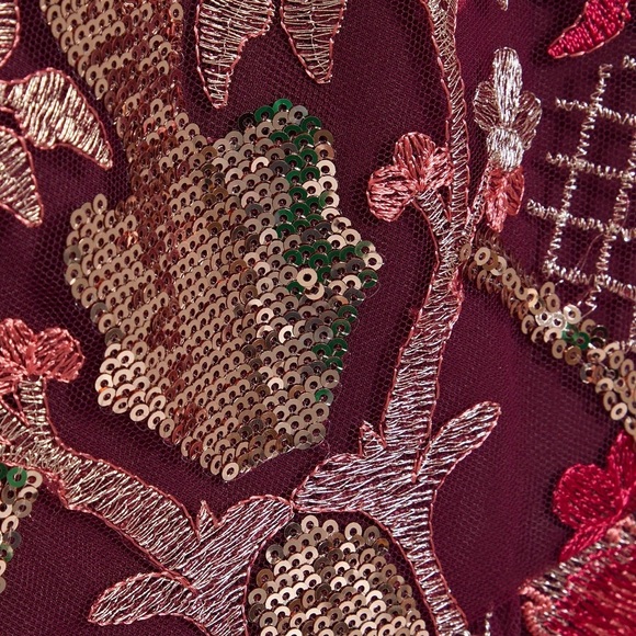 MARCHESA NOTTE
Sequin-embellished embroidered tulle gown NWT size 2 - Picture 4 of 4